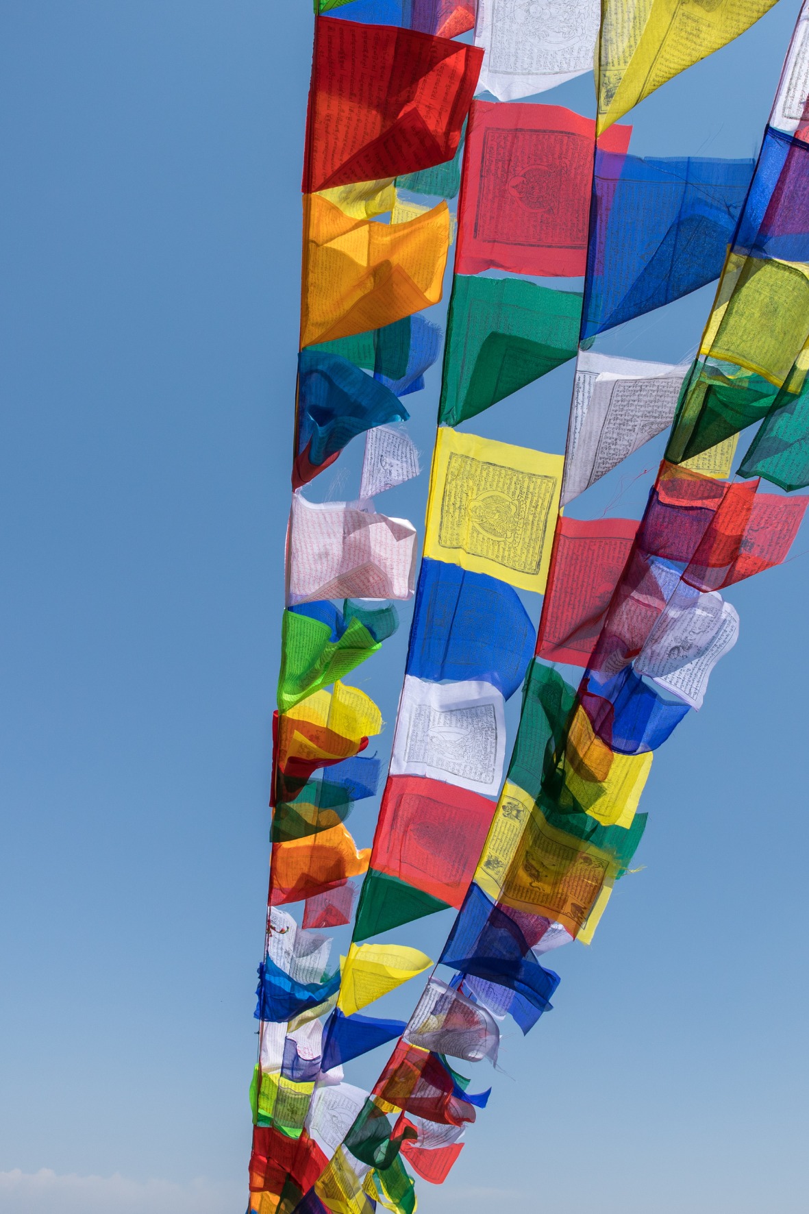 Drapeaux tibétain au Népal