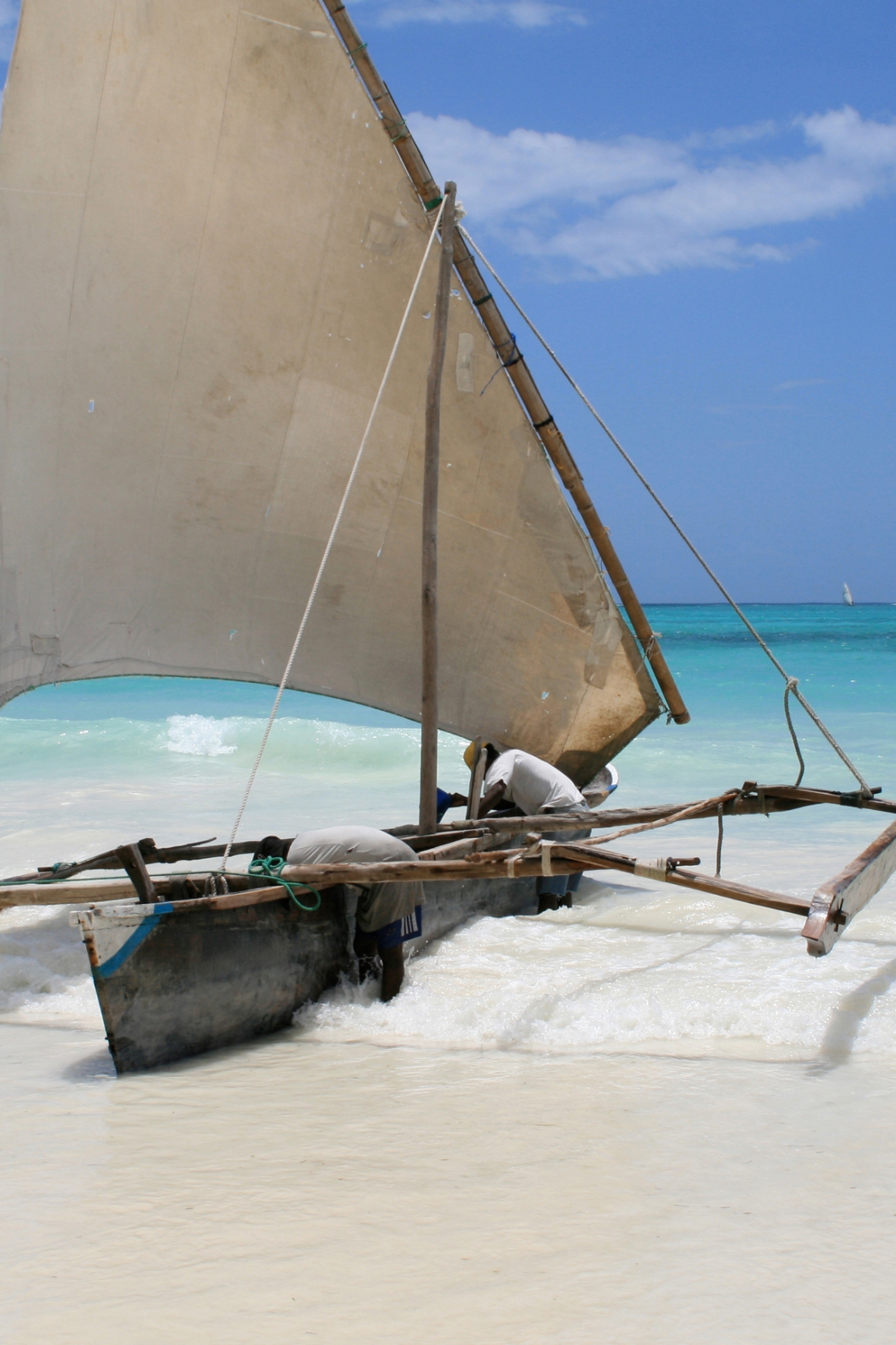 Sur les plages de Zanzibar
